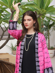 Tng By Md Stitched-Dastaan Shrug | Marble Pink