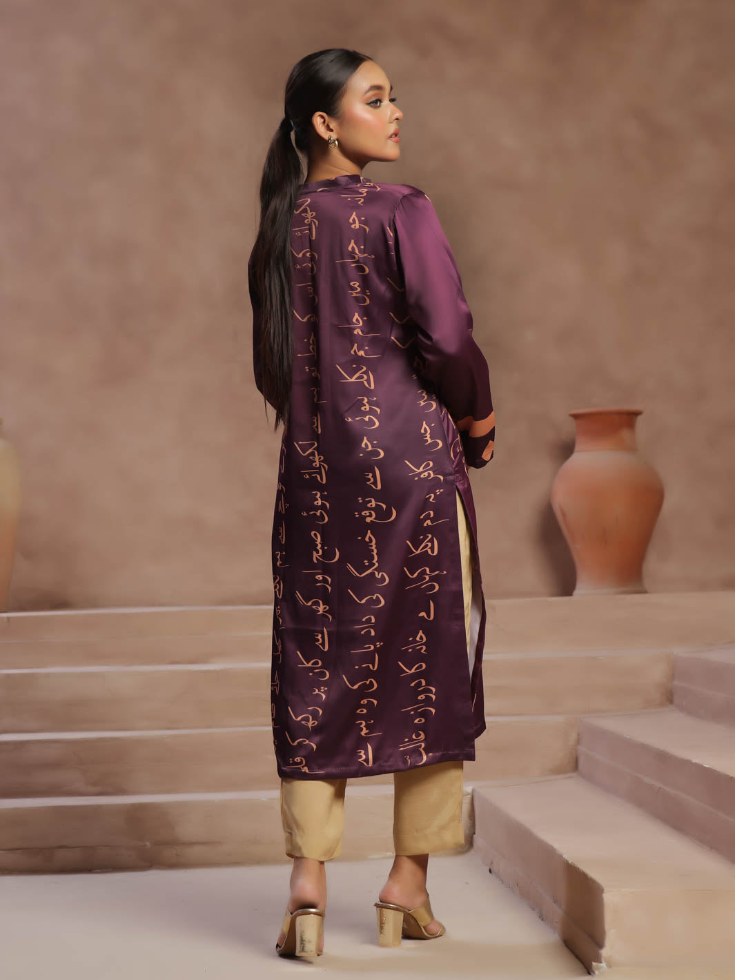 TNG Ghalib ki  khuahish Shirt (Silk) Collection'2024