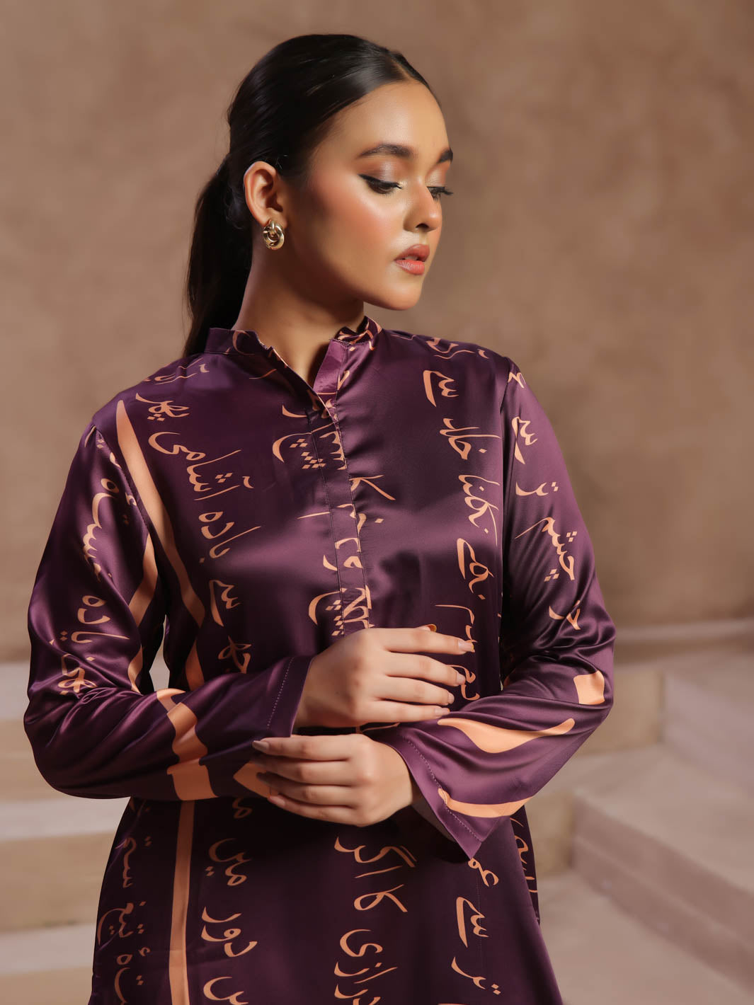 TNG Ghalib ki  khuahish Shirt (Silk) Collection'2024