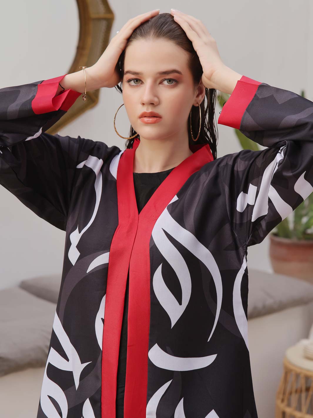 TNG Huroof Shrug (Black) Collection'2024