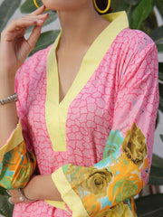 Tng By Md Stitched-Floral Shirt
