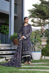 Dressline Launching New Un Stitched 3 Pcs Emb Laserkari Digital Printed Lawn Collection