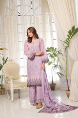 Dressline Launching New Unstitched 3 Pcs Premium Chikankari Bana Dora Digital Printed Lawn Collection