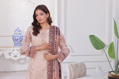 Dressline Launching New Unstitched  3 Pcs Premium Chikankari & Cutwork Emb Digital Printed Lawn Collection
