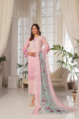 Dressline Launching New Unstitched  3 Pcs Premium Chikankari & Cutwork Emb Digital Printed Lawn Collection