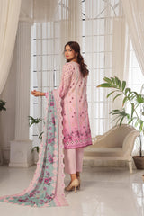 Dressline Launching New Unstitched  3 Pcs Premium Chikankari & Cutwork Emb Digital Printed Lawn Collection