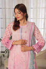 Dressline Launching New Unstitched  3 Pcs Premium Chikankari & Cutwork Emb Digital Printed Lawn Collection