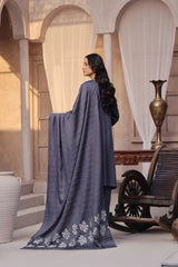 Dressline Semi Stitched 3 Pcs Emb Viscose Zari Collection