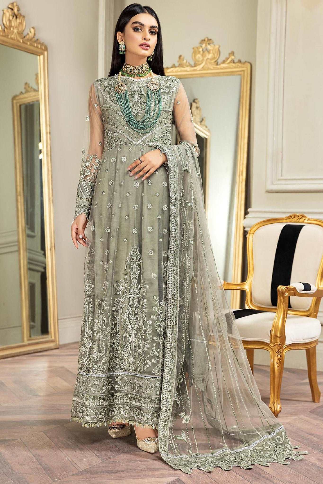 Amiraa by Farasha Unstitched 3 Piece Luxury Net Collection'2022-05-Irene