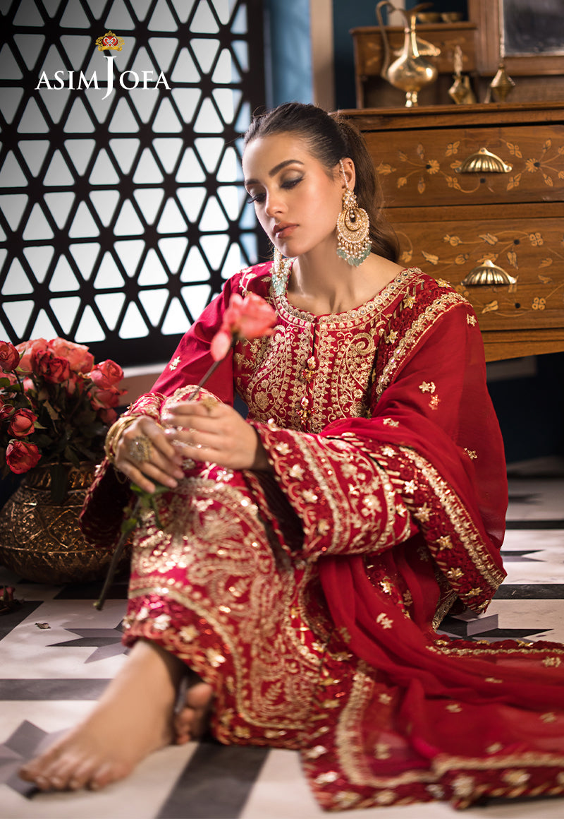 Asim Jofa Designers Limited Edition Ajfid-10 Embroidered Stitched 3 Pcs