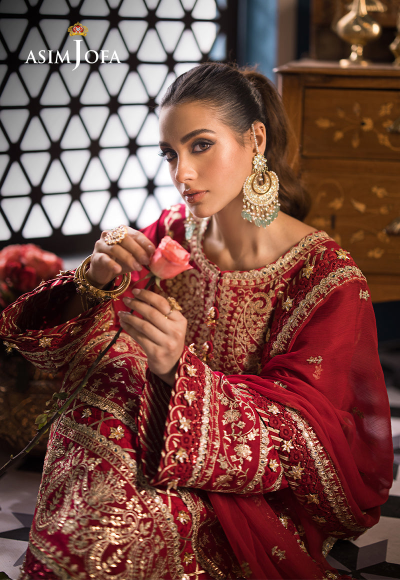 Asim Jofa Designers Limited Edition Ajfid-10 Embroidered Stitched 3 Pcs