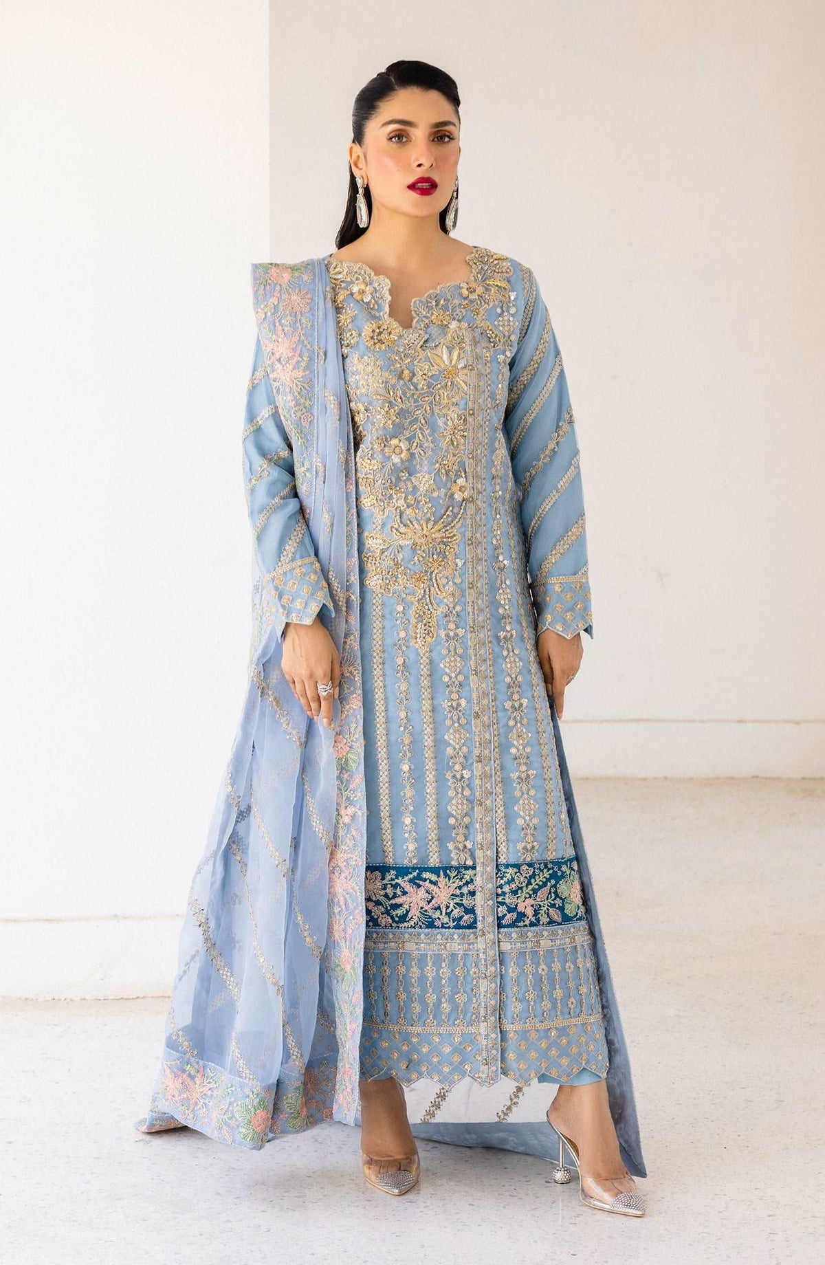 Zimal By Emaan Adeel Unstitched 3 Piece Luxury Formals Collection'2024-ZM 03 Arzish