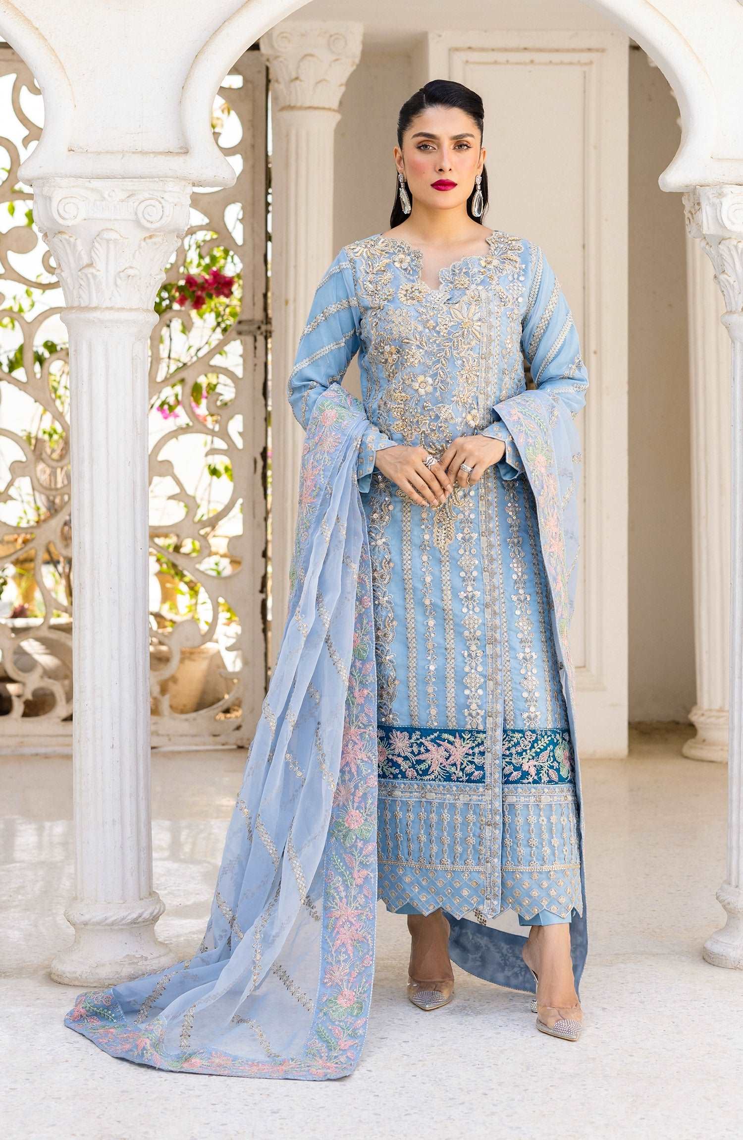 Zimal By Emaan Adeel Unstitched 3 Piece Luxury Formals Collection'2024-ZM 03 Arzish