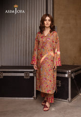 Asim Jofa Essential Pret Ajpb-17 Printed Cambric 2 Pcs