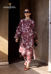 Asim Jofa Essential Pret Ajpb-03 Printed Dobby 2 Pcs