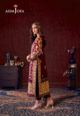 Asim Jofa Limited Edition Luxury Lawn Ajfile -03 Cambric 3 Pcs