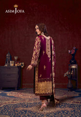Asim Jofa Limited Edition Luxury Lawn Ajfile -03 Cambric 3 Pcs