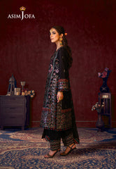 Asim Jofa Limited Edition Luxury Lawn Ajfile -14 Cambric 3 Pcs