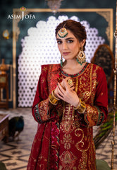 Asim Jofa Designers Limited Edition Ajfid-21 Embroidered Stitched 3 Pcs
