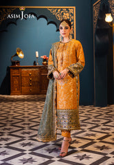 Asim Jofa Fasana-E-Ishq Eid Luxury Lawn Collection Pret Ajfip-26 Embroidered Lawn Stitched 3 Pcs