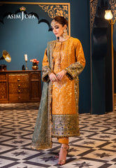 Asim Jofa Designers Limited Edition Ajfid-26 Embroidered Stitched 3 Pcs