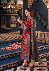 Asim Jofa Fasana-E-Ishq Eid Luxury Lawn Collection Pret Ajfip-27 Embroidered Lawn Stitched 3 Pcs