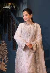 Asim Jofa Fasana-E-Ishq Eid Luxury Lawn Collection Ajfi-08 Embroidered Lawn 3 Pcs