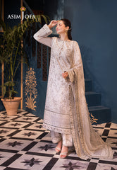 Asim Jofa Fasana-E-Ishq Eid Luxury Lawn Collection Ajfi-08 Embroidered Lawn 3 Pcs