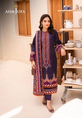 Asim Jofa Prints Collection Ajub-09 Printed Lawn 3 Pcs