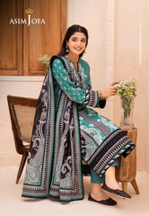 Asim Jofa Prints Collection Ajub-03 Printed Lawn 3 Pcs