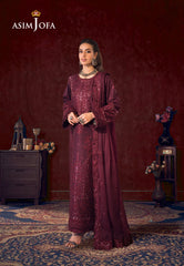 Asim Jofa Limited Edition Luxury Lawn Ajfile-09 Cambric 3 Pcs