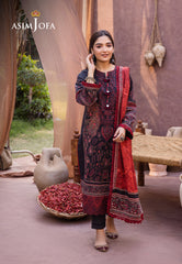 Asim Jofa Prints Collection Ajub-12 Printed Lawn 3 Pcs
