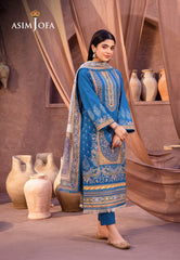 Asim Jofa Prints Collection Ajub-16 Printed Lawn 3 Pcs