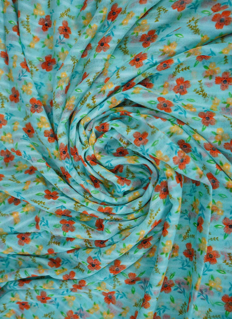 Hijab Ul Hareem Floral Printed Lawn Scarf