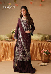 Kinza By Asim Jofa Unstitched 3 Piece Emb Festive Edit-AJULIF-07