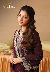 Kinza By Asim Jofa Unstitched 3 Piece Emb Festive Edit-AJULIF-07