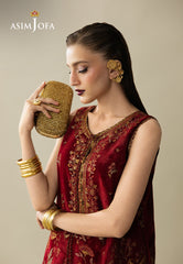 Makhmal By Asim Jofa Unstitched 2 Piece Emb Velvet Suit-AJULM-05