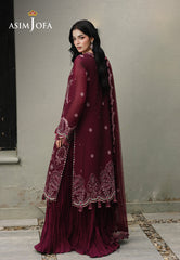 Asim Jofa Unstitched 3 Piece Formals Chikankari Suit-AJULC-10