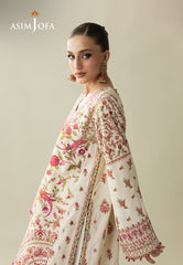 Makhmal By Asim Jofa Unstitched 3 Piece Emb Velvet Suit-AJULM-06