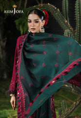 Asim Jofa Unstitched 3 Piece Formals Chikankari Suit-AJULC-04