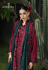 Asim Jofa Unstitched 3 Piece Formals Chikankari Suit-AJULC-04