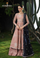 Asim Jofa Unstitched 3 Piece Formals Chikankari Suit-AJULC-02