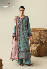 Kashmiri By Asim Jofa Unstitched 3 Piece Luxury Winter Collection'2025-AJULK-03