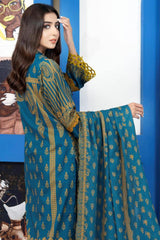 Mashaal by Riaz Arts Unstitched 3 Piece Digital Emb Khaddar Suit-MD-05