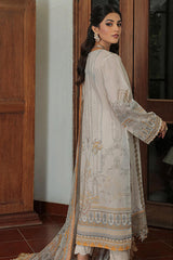 Farasha Unstitched 3 Piece Festive Lawn Vol-02 Suit-05-Warm Ivory