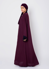 Abaya.Pk Pristine Plum Abaya