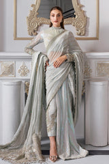 Mbroidered By Maria B Unstitched 3 Piece Wedding Suit-BD-3005