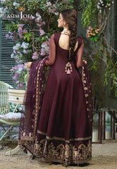 Asim Jofa Festive Jashn Ajfc-50 Embroidered Organza 3 Pcs