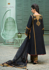 Asim Jofa Festive Jashn Ajfc-46 Embroidered Cotton Net 3 Pcs