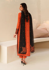 Tabeer By Zarif Unstitched 3 Piece The Silk Edit Collection'2026-ZE-TS-05 SANGRIA